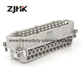 Công dụng nặng kết nối hình chữ nhật Máy điều khiển nhiệt độ kết nối 24 cực nam