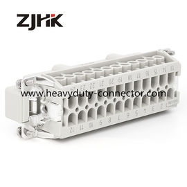 Công dụng nặng kết nối hình chữ nhật Máy điều khiển nhiệt độ kết nối 24 cực nam