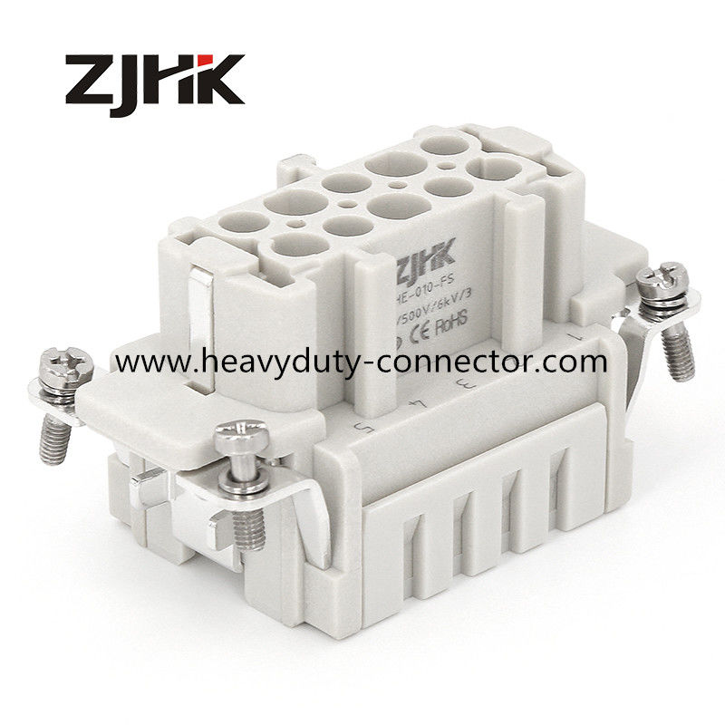16A 10P FS Heavy Duty Connector Connector Cage Kẹp chấm dứt thay thế Weidmuller HDC