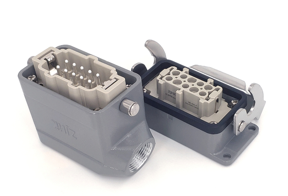 HE 10 Pin Đầu nối hạng nặng 16A Đầu nối công nghiệp chống nước IP67 thay thế harting 10Pin